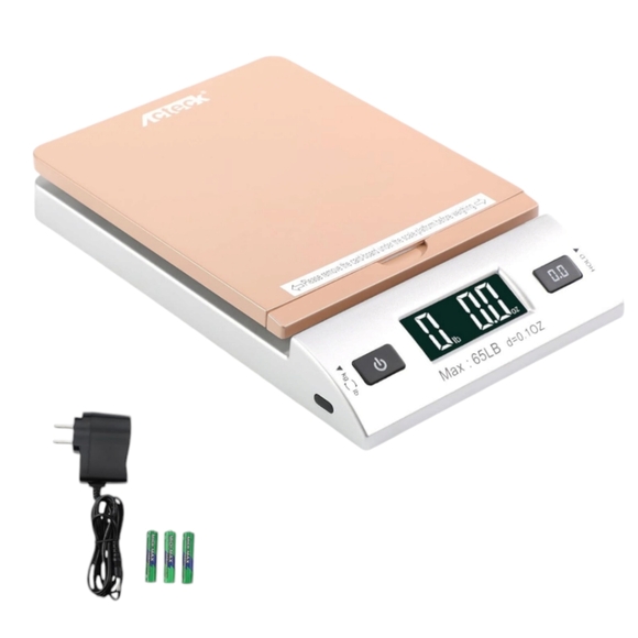 Portable Digital Mailing Shipping Postal Scale W/AC Adapter and Batteries - Picture 5 of 7